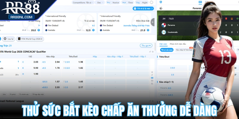 Thử sức cùng kèo chấp ăn thưởng dễ dàng